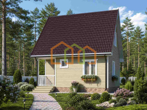 Каркасный дом 6х6